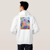Kinshasa DR Congo Stadsplattegrond Hoodie (Achterkant volledig)