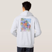 Kinshasa DR Congo Stadsplattegrond Hoodie (Achterkant volledig)