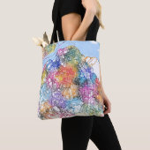 Kinshasa DR Congo Stadsplattegrond Tote Bag (Dichtbij)