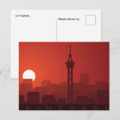  Kinshasa République démocratique du Congo Briefkaart (Voorkant / Achterkant)