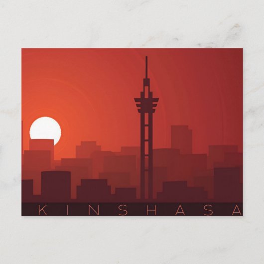  Kinshasa République démocratique du Congo Briefkaart (Voorkant)