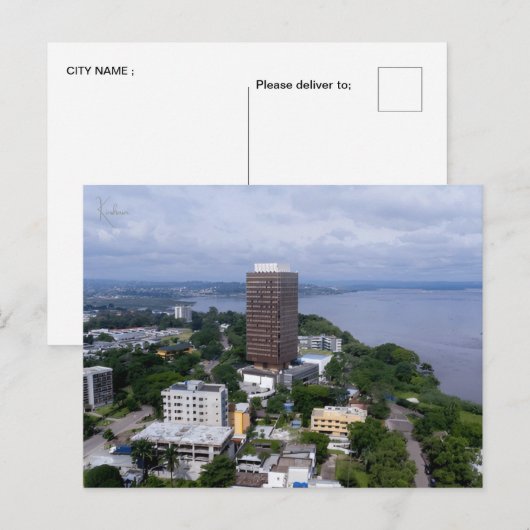  Kinshasa République démocratique du Congo Briefkaart (Voorkant / Achterkant)
