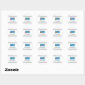 Kinshasa Ronde Sticker (Vel)