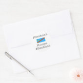 Kinshasa Ronde Sticker (Envelop)