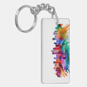 Kinshasa Skyline Sleutelhanger (Voorkant Links)