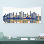 Kinshasa Skyline Spandoek (Beurs)