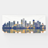 Kinshasa Skyline Spandoek (Horizontaal)