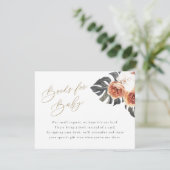 KINSLEY Boho Terracotta Books for Baby Kaart (Staand voorkant)