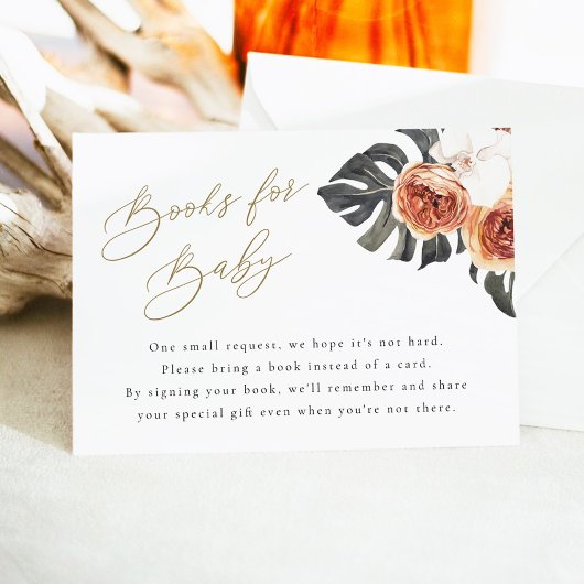 KINSLEY Boho Terracotta Books for Baby Kaart