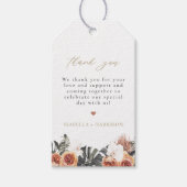 KINSLEY Boho Terracotta Palm Bedankkaartjes Cadeaulabel (Voorkant)