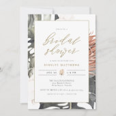 KINSLEY Boho Terracotta Tropical Vrijgezellenfeest Kaart (Voorkant)