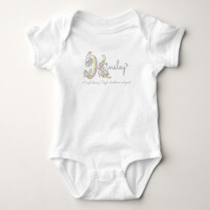 Kinsley meisjesnaam en betekenis gepersonaliseerde romper