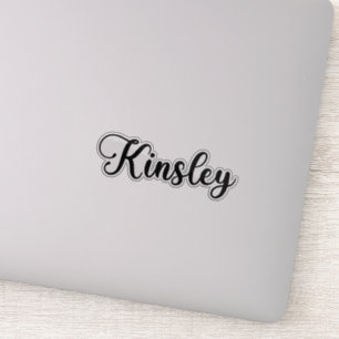 Kinsley Name - Handgeschreven kalligrafie Sticker