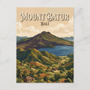 Kintamani & Mount Batur Indonesië Briefkaart