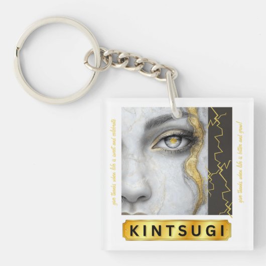 KINTSUGI Acryl Sleutelhanger (Voorkant)