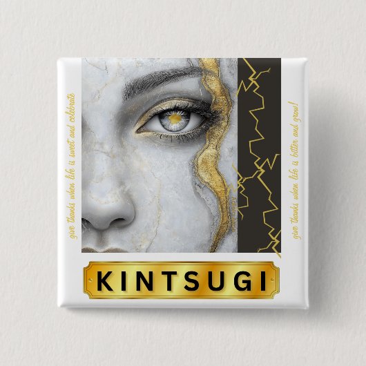 Kintsugi Button door Adiela Akoo (Voorkant)