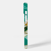Kintsugi Esthetische Jade marmer Case-Mate iPhone Case (Achterkant / Links)