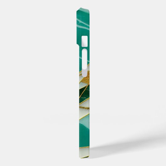 Kintsugi Esthetische Jade marmer Case-Mate iPhone Case (Achterkant / Links)