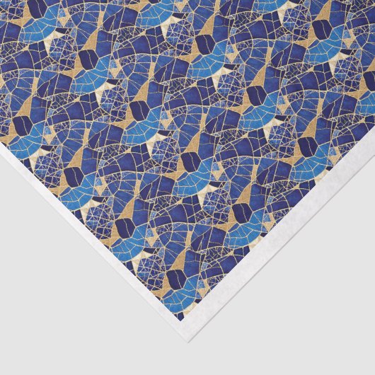 Kintsugi glazen patroon achtergrond - tissuepapier (Detail)