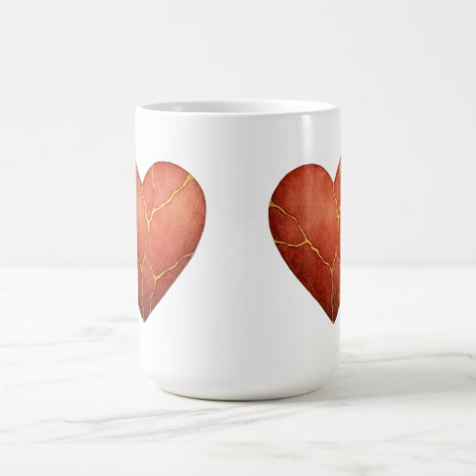 Kintsugi-hart Koffiemok (Center)