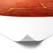 Kintsugi-hart Poster (Hoek)