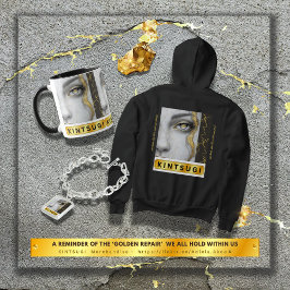 KINTSUGI Hoodie beroemd gemaakt door Adiela Akoo
