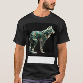 Kintsugi Jade Wolf Aof Kracht en Veerkracht 1 T-shirt