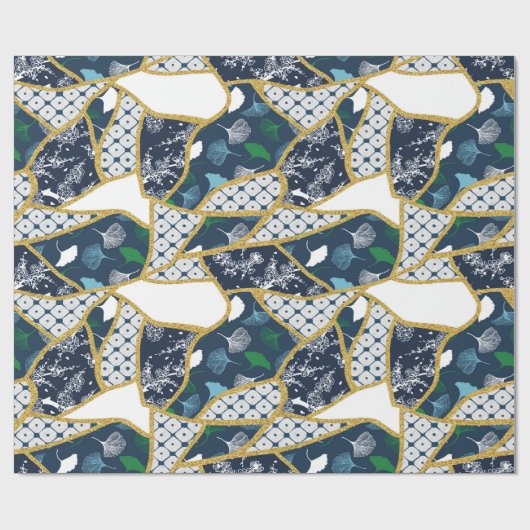 Kintsugi klein inpakpapier (Vlak)