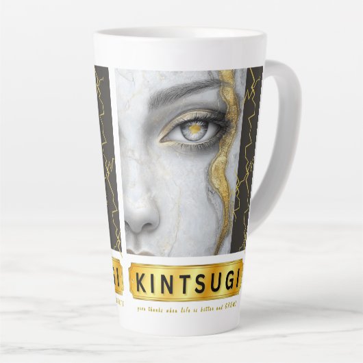 KINTSUGI Latte-Mok Latte Mok (Rechterhoek)
