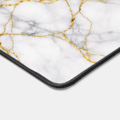 Kintsugi Marmer Goud Breuk Luxe Bureaumat (Hoek)