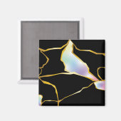 Kintsugi met Multicolor Jewel Tone Magneet (Voorkant / Achterkant)
