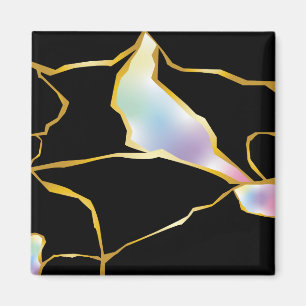 Kintsugi met Multicolor Jewel Tone Magneet