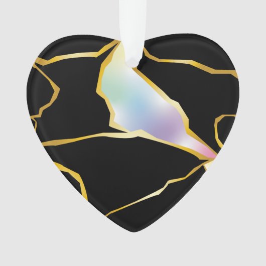 Kintsugi met Multicolor Jewel Tone Ornament (voorkant)