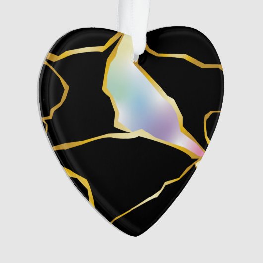 Kintsugi met Multicolor Jewel Tone Ornament (voorkant)