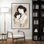 Kintsugi Moeder – Schoonheid in Onvolmaaktheid & L Poster