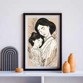 Kintsugi Mother - Schoonheid in imperfectie en lie Poster