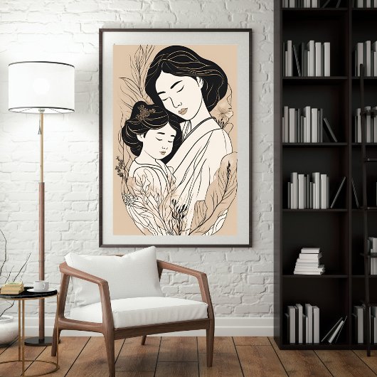 Kintsugi Mother - Schoonheid in imperfectie en lie Poster