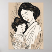 Kintsugi Mother - Schoonheid in imperfectie en lie Poster (Voorkant)