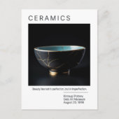 Kintsugi Pottery Post Kaart (Voorkant)