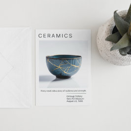 Kintsugi Pottery Post Kaart