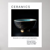 Kintsugi Pottery Poster Series | wit (Voorkant)
