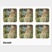 Kintsugi - reparierte Identität Vierkante Sticker (Vel)