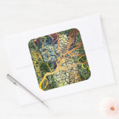 Kintsugi - reparierte Identität Vierkante Sticker (Envelop)