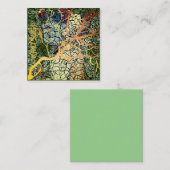 Kintsugi - reparierte Identität Vierkante Visitekaartje (Voorkant / Achterkant)