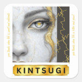 KINTSUGI-Sticker Vierkante Sticker (Voorkant)