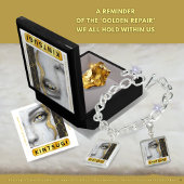 KINTSUGI-Sticker Vierkante Sticker