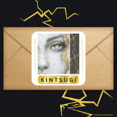 KINTSUGI-Sticker Vierkante Sticker