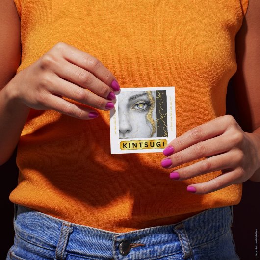 KINTSUGI-Sticker Vierkante Sticker