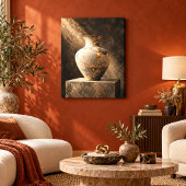 Kintsugi Vaas Goud Restauratie Kunst Canvas Afdruk