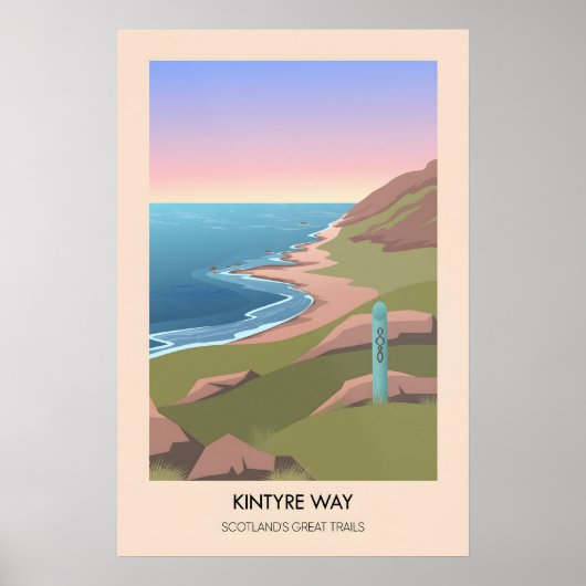 Kintyre Way Scotlands Great Trails Poster (Voorkant)